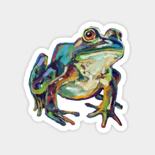 Bullfrog art by Robert Phelps Magnet