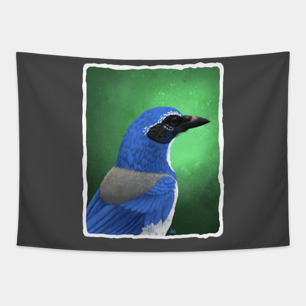 Scrub Jay Tapestry by JIVe