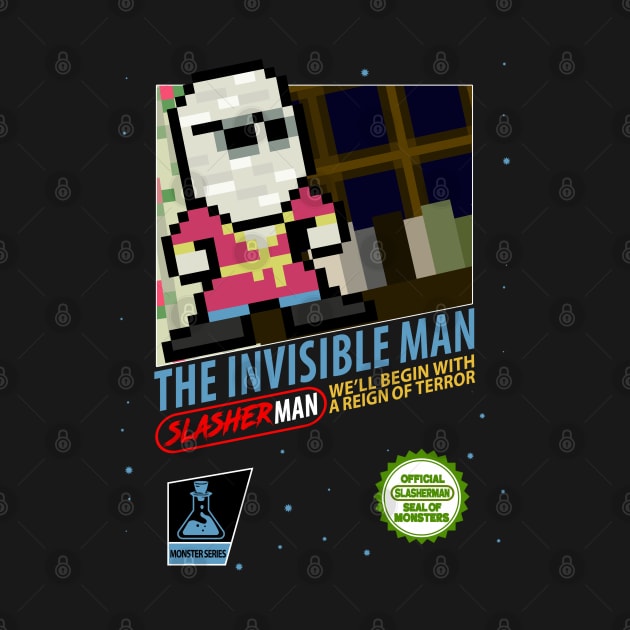 The Invisible Man Retro 8-Bit by WithoutYourHead