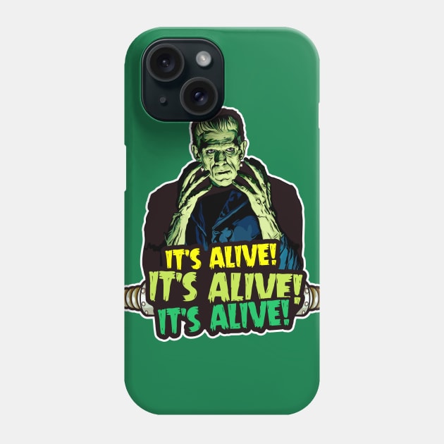 The Monster Lives! Phone Case by pentoolarts