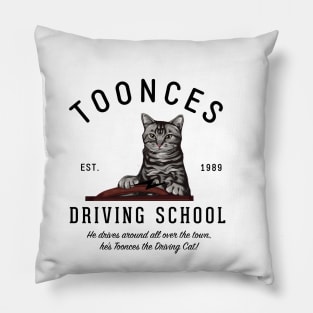 Toonces Driving School - Est. 1989 Pillow