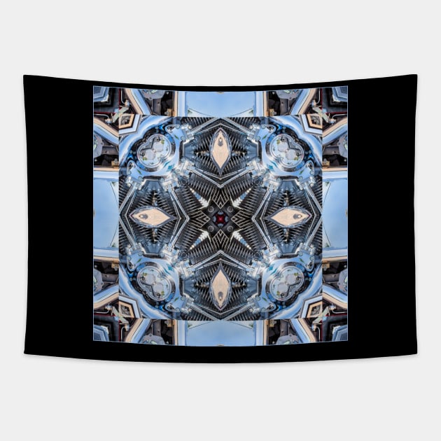 Metal Engine Blues Tapestry by Geo Nature