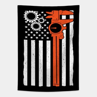 Machinist Flag Tools CNC Machine Operator Machining Tapestry