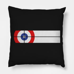 Curling winter sports design without text Pillow