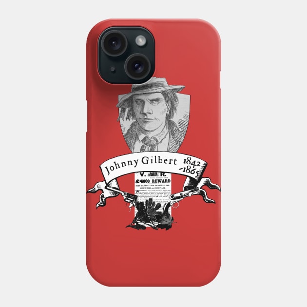 Johnny Gilbert Outlaw Phone Case by Australian_Bushranging