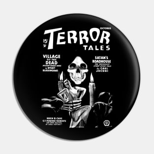 Terror Tales Vintage Horror Stories Magazine Cover Pin