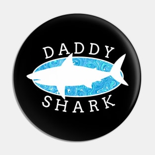 Daddy Shark - Blue Liquid Pin