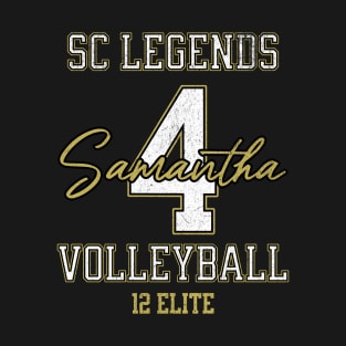 Samantha #4 SC Legends (12 Elite) - Black T-Shirt