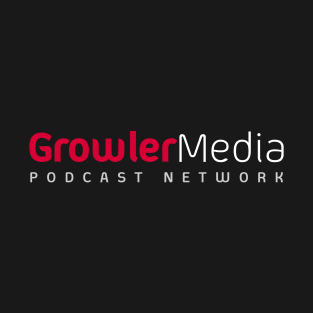 Growler Media Logo Text T-Shirt