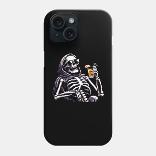 skeleton illustration Phone Case