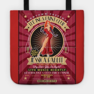 Jessica Rabbit Nightclub Poster Tote