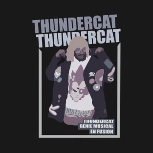 Thundercat Retro Monotone Design T-Shirt