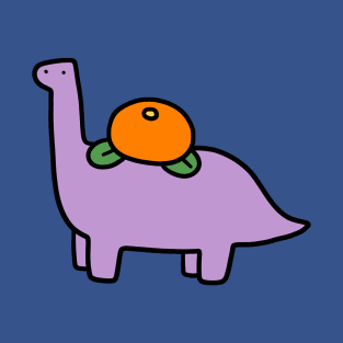 Orange Fruit Brontosaurus T-Shirt