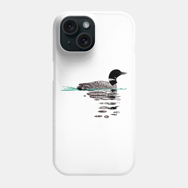 Common Loon Phone Case by stargatedalek