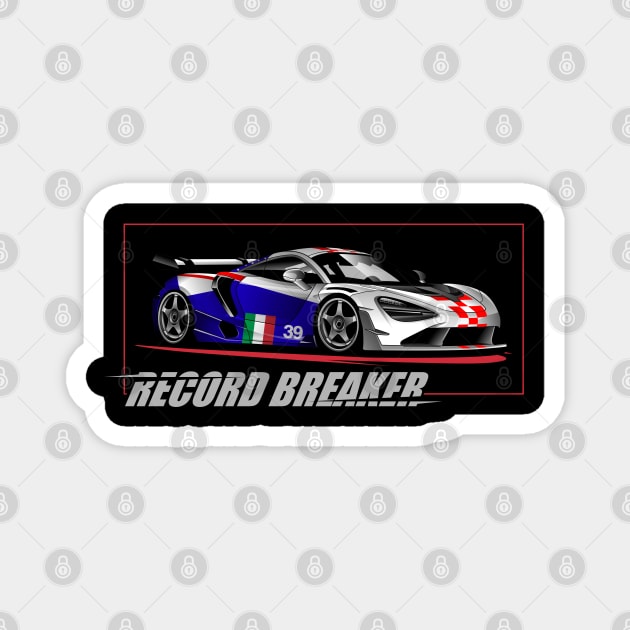 Mclaren 720S Fina Livery Magnet by aredie19