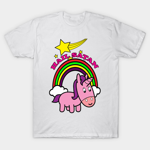 Hail Satan Cute Satan T Shirt Teepublic