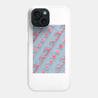 Candy Canes and Peppermint Pinwheels Phone Case