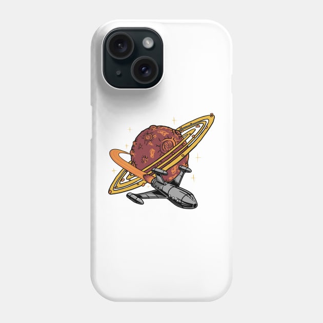 Saturn Expedition Phone Case by BLUESIDE
