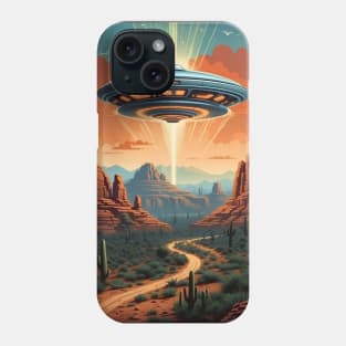 Alien Invasion In Sedona Arizona Phone Case