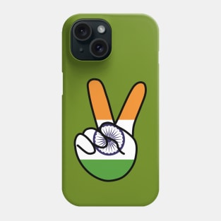 India Flag V Sign Phone Case