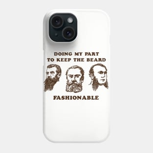 funny beard Phone Case