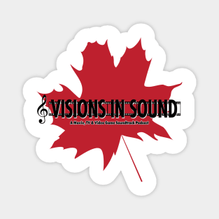 Visions In Sound Logo Magnet
