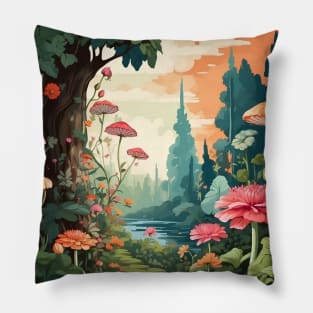 Secret Enchanted Forest Pillow