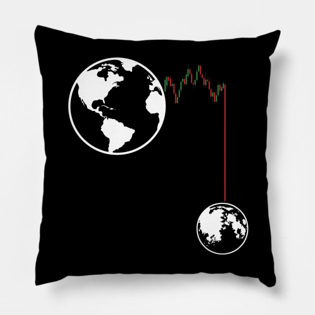 To the moon! Pillow by PaletteDesigns