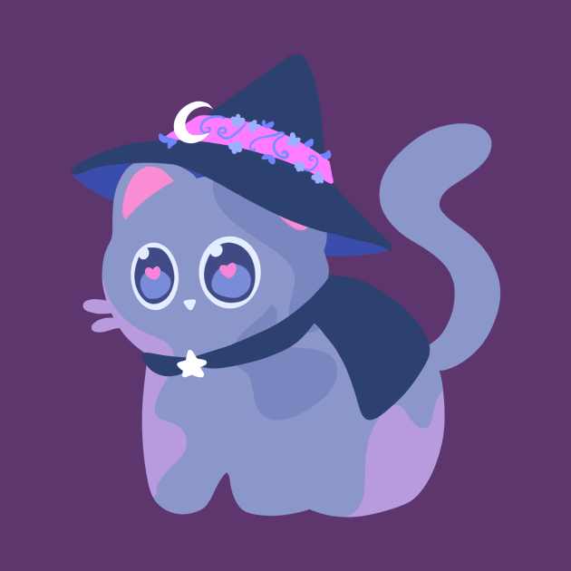 Little Witch Catto by silly cattos