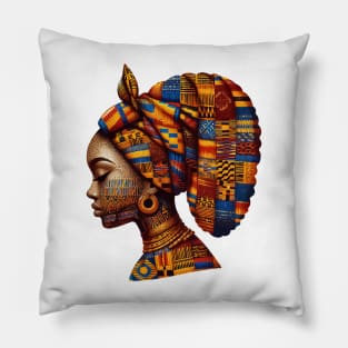 Traditional Kente African Black Culture Pride Pillow