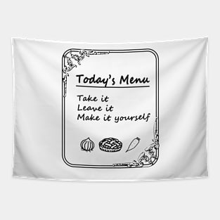 Today's Menu Tapestry