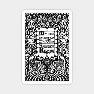 Ex libris August Sassen Magnet