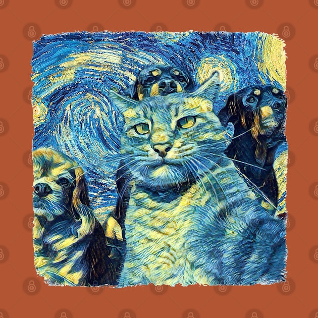 The Pet Society Van Gogh Style by todos