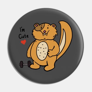 Fat Chipmunk Pin