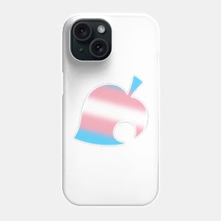 Transgender Pride Racoon Leaf Crossing gradient Phone Case