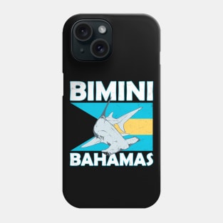 Hammerhead Shark Diving Bimini Phone Case