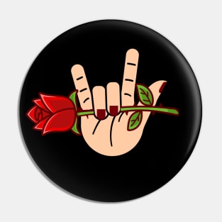 I love You in Sign Language Pin