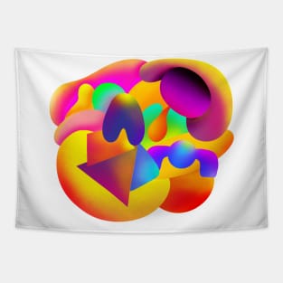 Abstract Multi Color Pattern Tapestry