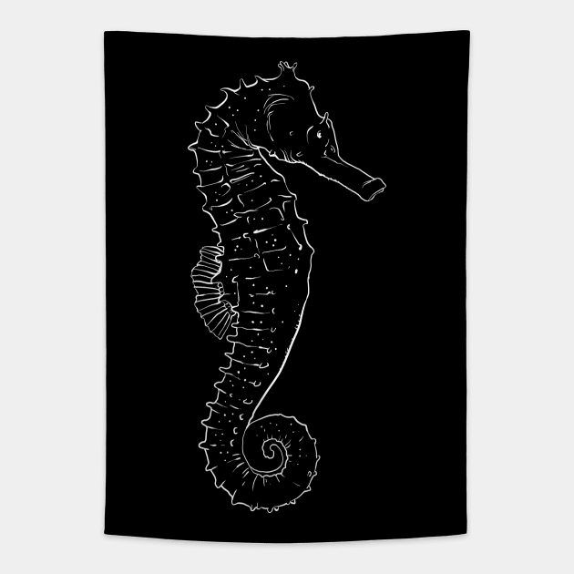 Seahorse, animal, wildlife, nature lover Tapestry by StabbedHeart