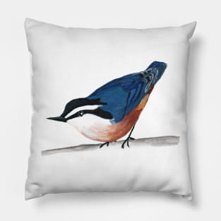 Red-breasted Nuthatch Pillow
