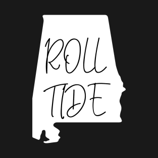 Alabama Roll Ride- White T-Shirt