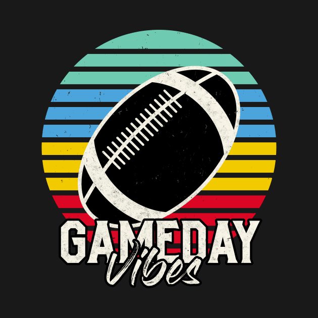 Gameday Vibes American Football Lover retro by Foxxy Merch