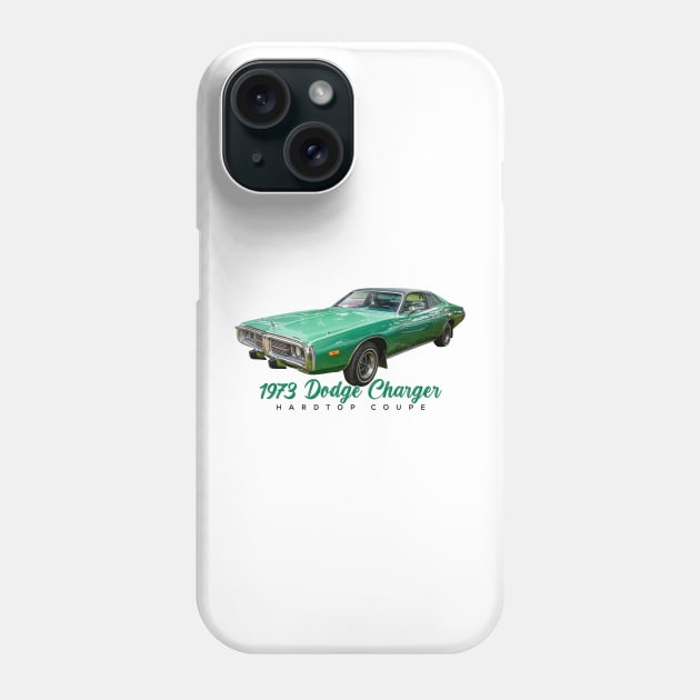 1973 Dodge Charger  Hardtop Coupe Phone Case by Gestalt Imagery