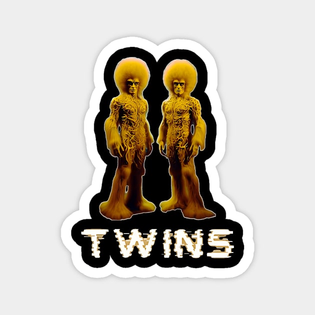 Twins Magnet by NightvisionDesign