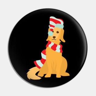 Christmas dog 03 Pin