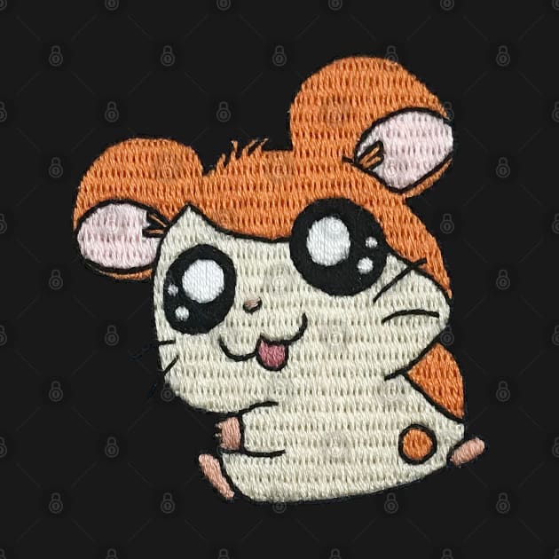 Embroidered Hamtaro by NeedlePig