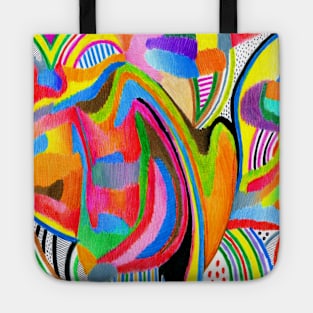 Quantum Extrasensory Cleromancy (abstract art) Tote