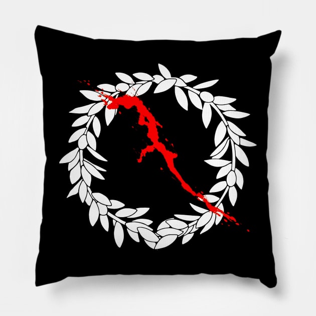 Queens Of The Stone Age Pillow by Lula Pencil Art