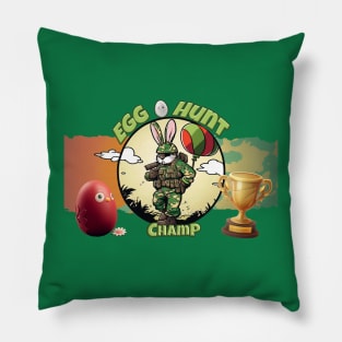 Egg Hunt Champ Pillow