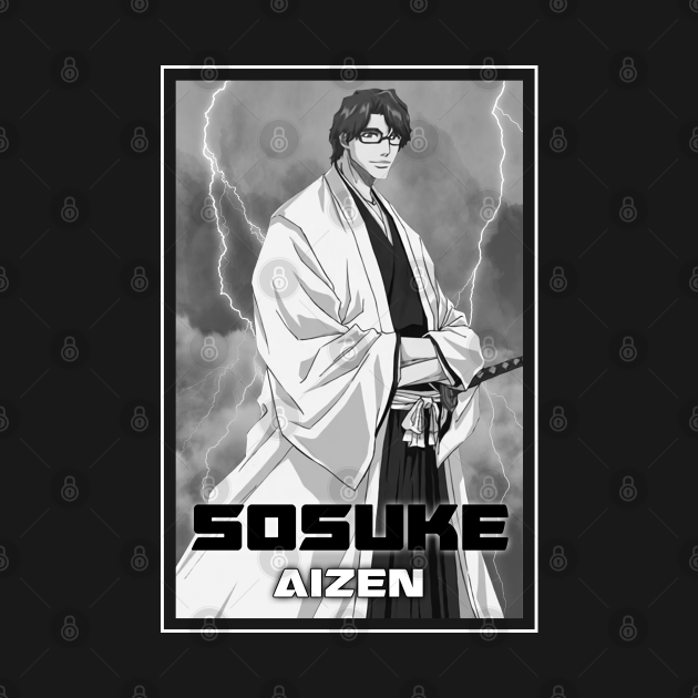 Bleach Anime Sosuke Aizen Sosuke Aizen TShirt TeePublic